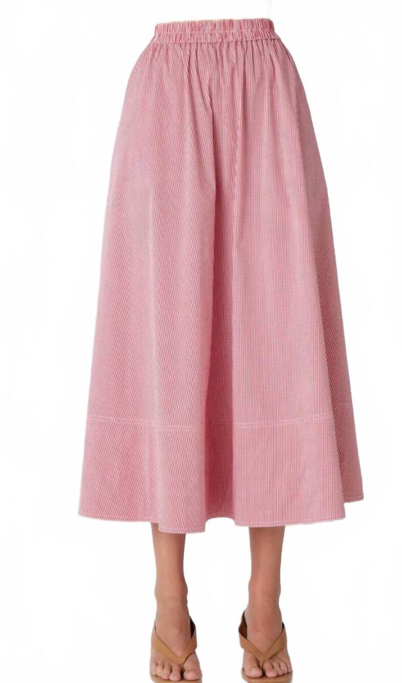 NEW JS71 lisa skirt in red